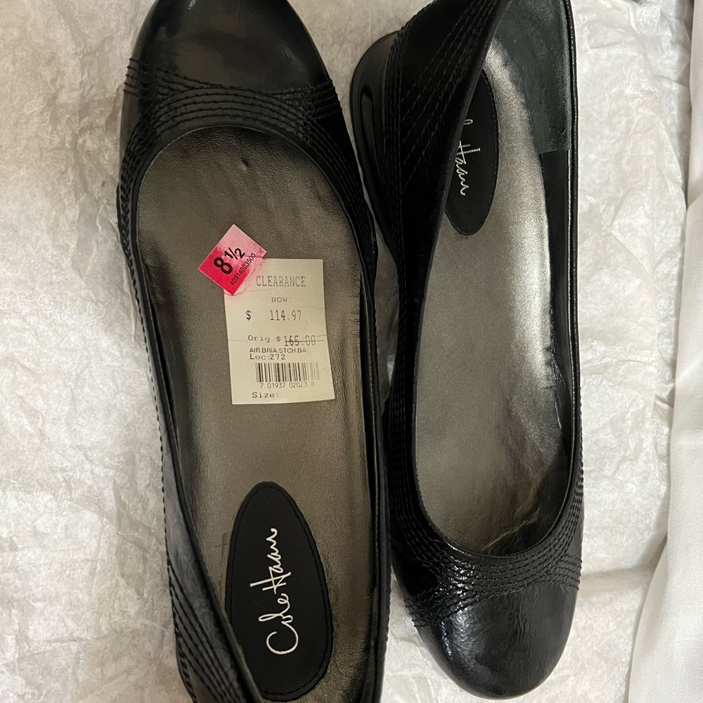 Cole Haan sz 8.5 Women's Elegant Black Loafers EUC